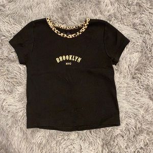 Brooklyn NYC cropped tee size XSG